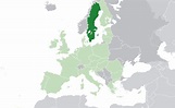 ﻿Mapa de Suecia﻿, donde está, queda, país, encuentra, localización ...