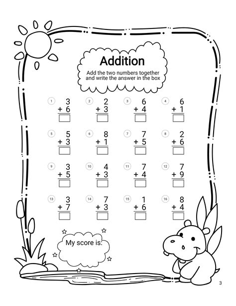 Free Subtraction Worksheets With Pictures For Kindergarten Pdf