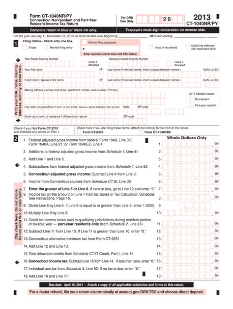 Ct Tax Return Form Fill Out And Sign Printable Pdf Template Signnow