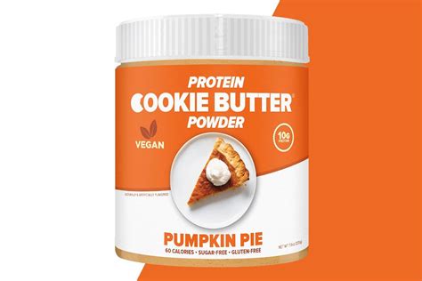 1/2 cup pure pumpkin puree 1/2 cup unsweetened applesauce; Pumpkin Pie Protein Cookie Butter Powder now available for ...
