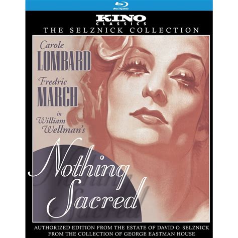 Nothing Sacred 1937 Edizione Stati Uniti Reino Unido Blu Ray