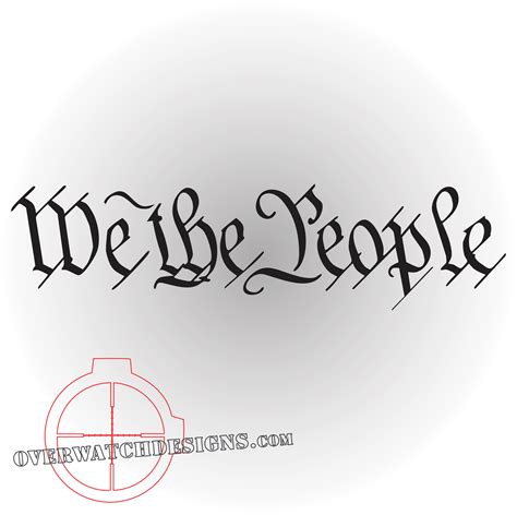 We The People Overwatch Designs