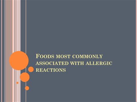 Ppt Food Allergies Powerpoint Presentation Free Download Id9107527