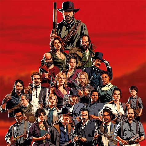Members Of The Van Der Linde Gang The Red Dead Redemption Amino