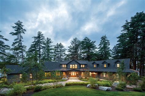 Luxury On The Lake Maine Home Design