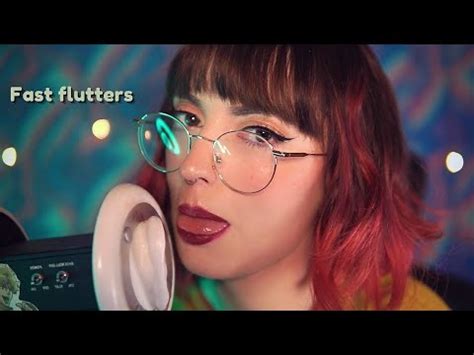 Asmr Fast Tongue Flutters Mouth Sounds With Heavy Delay No Talking