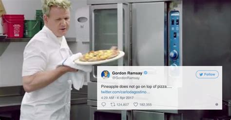 Gordon Ramsay Will Eat Pineapple Pizza For Charity - Thrillist