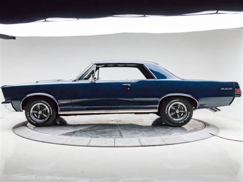 1965 Pontiac Gto 389 V8 4 Speed Manual Hardtop Nightwatch Blue For Sale