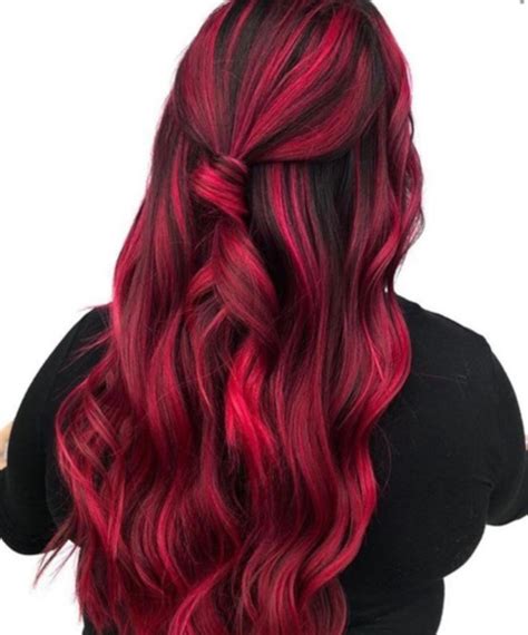 Red And Black Hair Color Combinations To Spice Up Your Look Fashionisers©