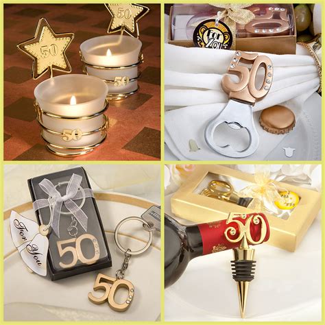 50th Gold Party Favors Gold Anniversary Party Anniversary Party