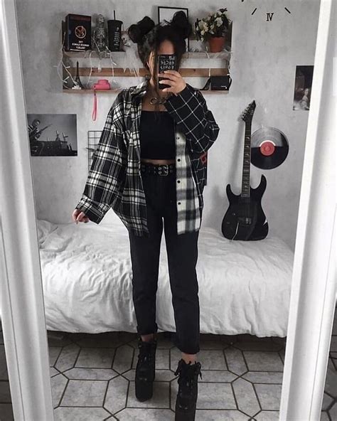 Casual Grunge Outfits Retro Outfits Vintage Outfits Cute Outfits
