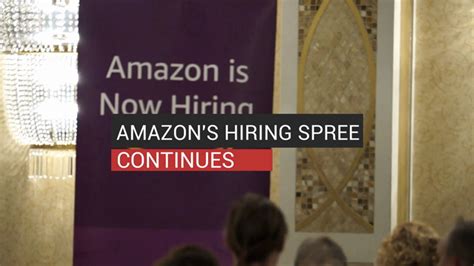 Amazon's Hiring Spree Continues - video Dailymotion