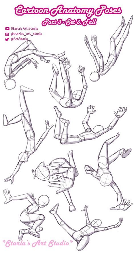No Problem Tips Falling Pose Drawing I Was Gonna Make A Dramatic