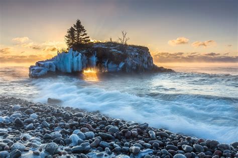 Icy Lake Superior Photo Sunrise Photos Lake Superior Vacation Spots