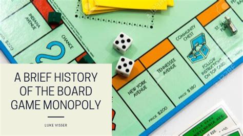 A Brief History Of The Board Game Monopoly By Luke Visser Medium