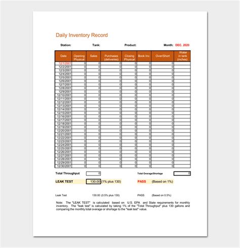 12 Inventory Log Sheet Template Excel Templates Excel