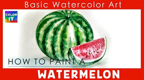 Here's how to pick a good watermelon. How To Paint a Watermelon | Fruit Painting | Color it ...