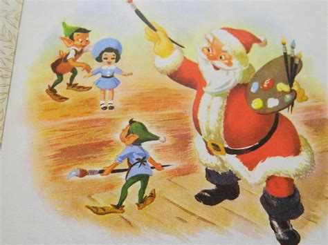1950 Walt Disneys Santas Toy Shop Little Golden Etsy