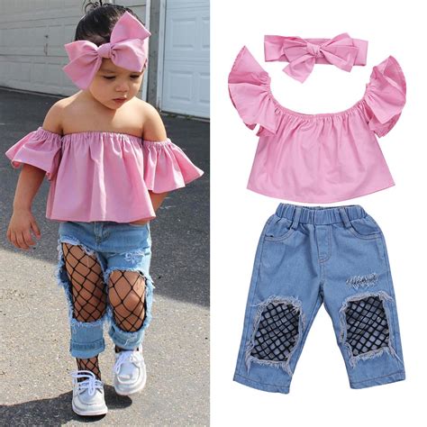 2017 Hot Selling 3pcs Baby Girl Clothing Set Kids Bebes Girls Toddler