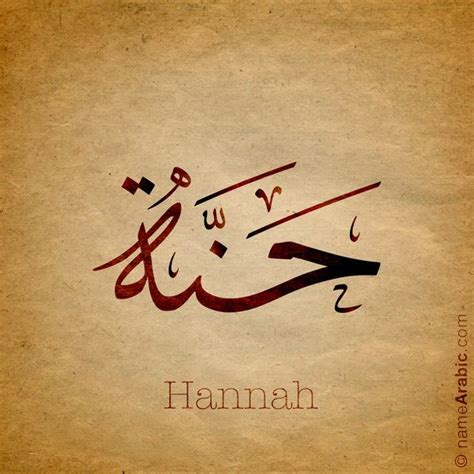From ancient greek ἄλφα (álpha), of semitic origin. Hannah name with Arabic Calligraphy | Calligraphy name ...
