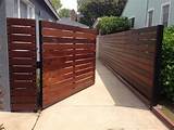 Horizontal Wood Fencing Pictures
