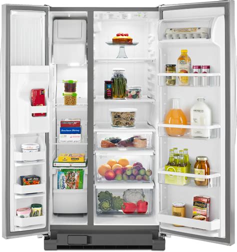 Customer Reviews Whirlpool 212 Cu Ft Side By Side Refrigerator With