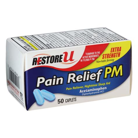 Restore U Pain Relief PM Caplets - Shop Pain relievers at H-E-B