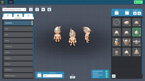 Customize With The Character Editor 2d Customizable Characters