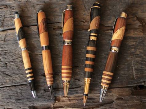 Handcrafted Reclaimed Wood Pens Wood Pens Wood Turning Pens Pen
