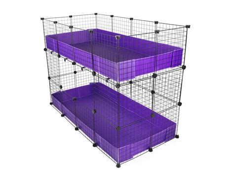 2x6 Stacking C And C Grid Guinea Pig Cage C And C Guinea Pig Cages