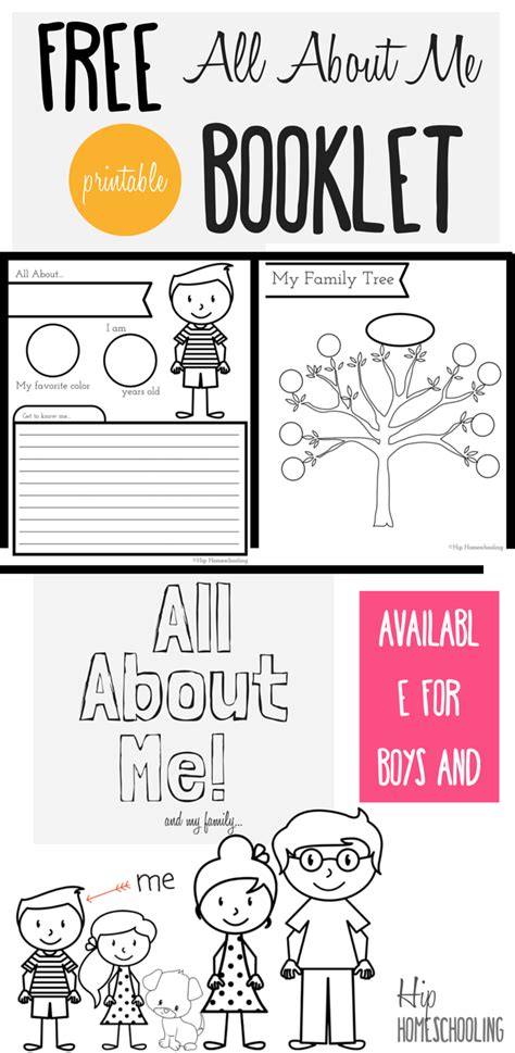 Free printable all about me worksheets for the first week of school! All About Me Worksheet: A Printable Book for Elementary Kids