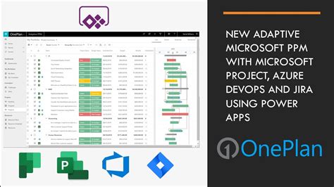 New Adaptive Microsoft Ppm With Microsoft Project Azure Devops And