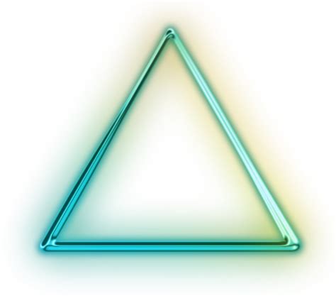 Download Hd Neon Triangle Png