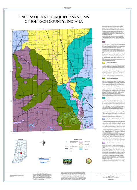 Dnr Water Aquifer Systems Maps 18 A And 18 B Unconsolidated And