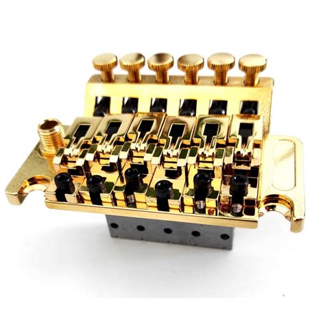 Gold Floyd Rose Double Locking System Tremolo R2 42mm Nut Block 32 L92mm