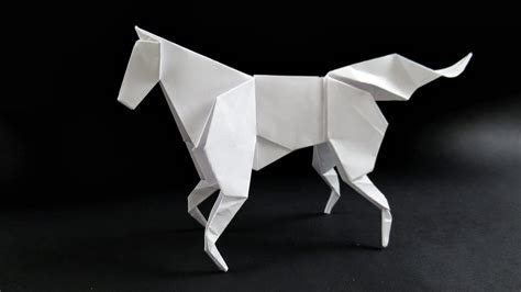 How To Make A Paper Horse Easy Origami Instructions Youtube