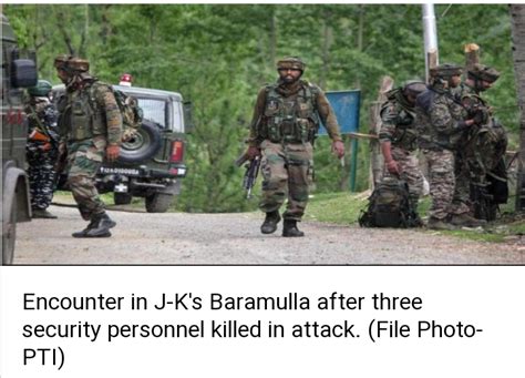 jandk militant shot dead in baramulla encounter after 2 crpf spo killed in attack dnp india
