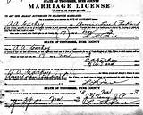 Nevada Marriage License Copy Photos