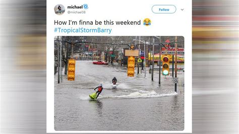 Tropical Storm Barry Memes Have Taken Over Twitter