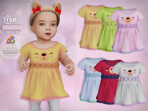 The Sims Resource Infant Dress 02