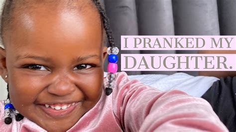 a prank i did on my daughter in december 🧸 youtube