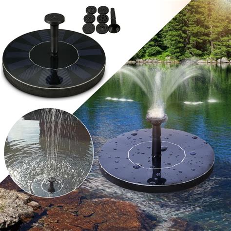 The aquascape aquagarden mini pond kit makes it simple and easy to add the sights and sounds of a water garden to any location. Water Pump Floating Fountain Solar Powered Panel Pool Garden Submersible for Bird Bath,Fish Tank ...