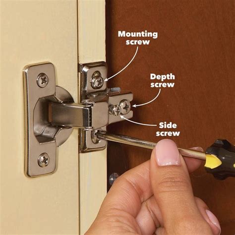 How To Adjust Cabinet Hinges That Won T Close