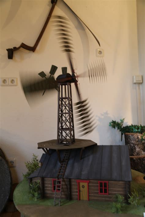 Poul La Cour First Experimental Windmill Propre Modèle De Bâtiment