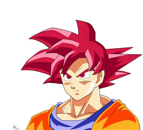 Goku Super Saiyan God Remake By Flowerlovesyou On Deviantart