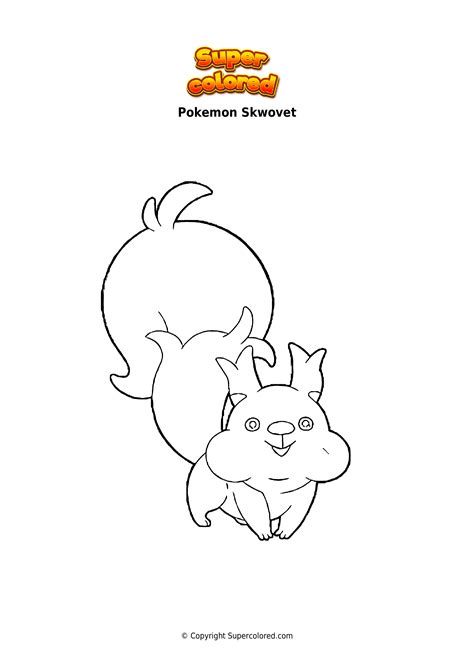 Coloring Pages Generation 8 Pokemon Supercolored