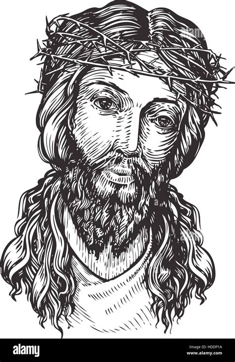 Jesus Cristo Coronado Imágenes Vectoriales De Stock Alamy