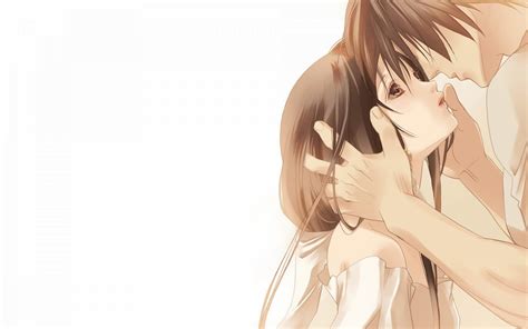 Free Download Sweet Anime Couple Hd Wallpaper 1680x1050 1920x1200 For