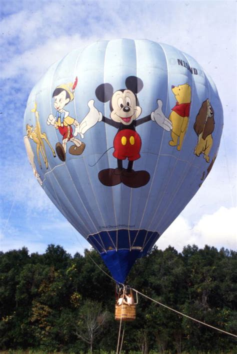 Florida Memory Hot Air Balloon At The Magic Kingdom Amusement Park In