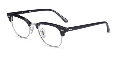 ray ban rb5154 browline black frame eyeglasses eyebuydirect